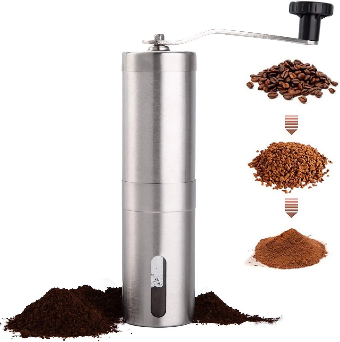 Stainless Steel Manual Coffee Grinder