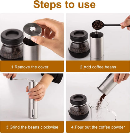 Stainless Steel Manual Coffee Grinder